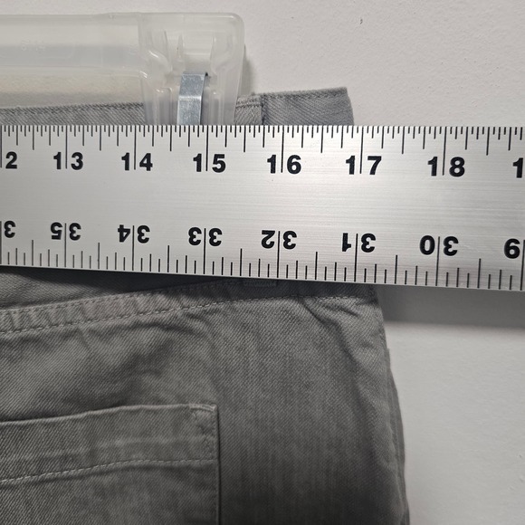 J. Crew Gray Miniskirt Womens 8 Short Denim Straight Classiccore Normcore Preppy - Picture 7 of 8